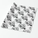 Recherche de music papier cadeau Noir et blanc