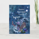 Search for zodiac capricorn birthday cards Blue