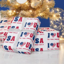 Search for usa wrapping paper Flag