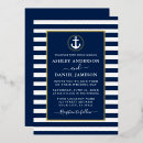 Recherche de ancre bleue invitations Bateau