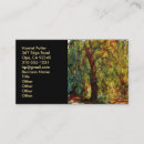 Recherche de fine art business cards Monet