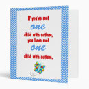 Search for autism binders Awareness
