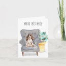 Recherche de cocker anniversaire cartes Aquarelle