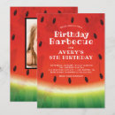 Search for girls bbq birthday invitations Watermelon