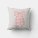 Search for pink bow pillows Coquette