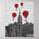 Recherche de ballons rouges posters Ballon à air chaud