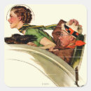 Recherche de norman rockwell autocollants Rétro