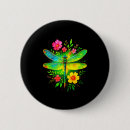 Search for beautiful dragonfly buttons Watercolor