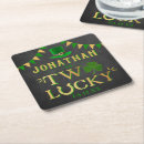 Recherche de st patricks day dessous de verres Shamrock