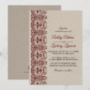 Search for burgundy lace wedding invitations Maroon