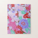 Recherche de motif japonais puzzles Floral