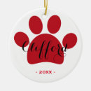 Search for cat lover ornaments Red