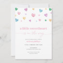 Search for candy heart baby shower invitations Valentine