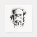 Recherche de skull serviettes Gothique