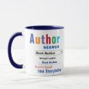 Search for funny author mugs Humour