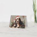 Recherche de hound christmas vœux cartes Dog