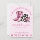 Search for western 4x6 invitations Pink