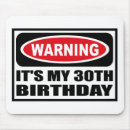 Search for 30th mousepads Birthday