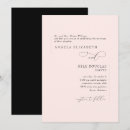 Search for black and blush wedding invitations Pink