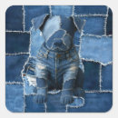 Search for patchwork art stickers Blue