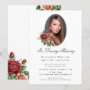 Search for in loving memory red roses cards Elegant
