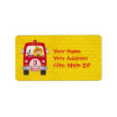 Search for dalmatian dog return address labels Fireman