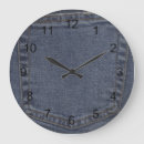 Search for denim clocks Blue