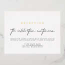 Search for gold foil wedding enclosure cards Minimalist