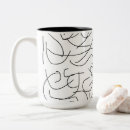 Recherche de linéaire tasses Abstrait