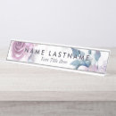 Recherche de floral name plates Girly