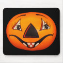 Search for jack o lantern face mousepads Orange