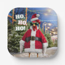 Search for funny christmas plates Santa