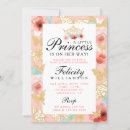 Recherche de royal baby shower invitations Rose et or