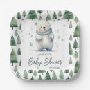 Search for winter baby shower plates We can bearly wait