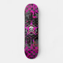 Search for pink skull skateboards Chequerboard