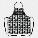 Search for knives aprons Black and white
