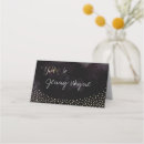 Search for black and gold place cards Typography