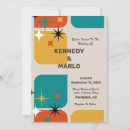 Search for 1950s wedding invitations Geometric