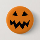 Recherche de visage effrayant badges Citrouille