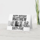 Search for sixty five cards 65 years