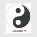 Recherche de yinyang autocollants Noir et blanc