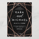 Search for marble and rose gold wedding invitations Trendy
