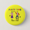 Search for party time buttons Retro