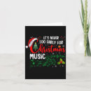 Search for music lovers christmas cards Santa