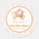 Search for elegant princess baby shower stickers Gold