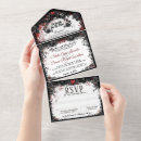 Recherche de sang éclaboussure invitations Gothique