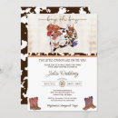 Recherche de cowboy baby shower invitations Rustique