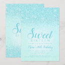 Search for aqua sweet 16 invitations 16th birthday