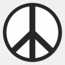 Search for peace sign symbol stickers World