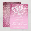 Search for ombre birthday invitations Glamourous